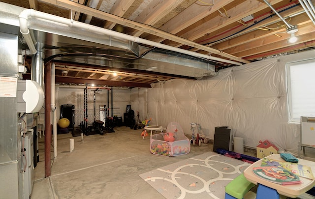 view of basement