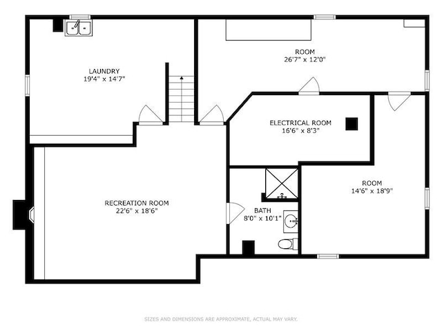 226 W Highland Dr, Chicago Heights, IL 60411 - floor plan