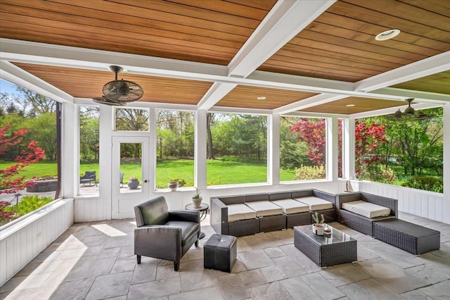 280 Old Farm Rd, Northfield, IL 60093 - sunroom / solarium featuring outdoor lounge area