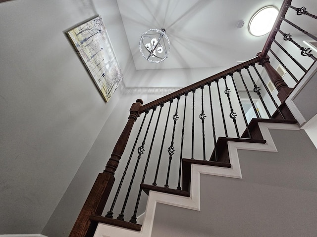 view of stairs