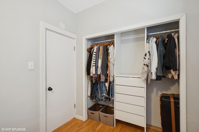 view of closet