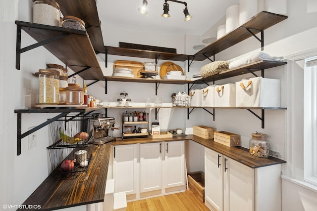 view of storage area