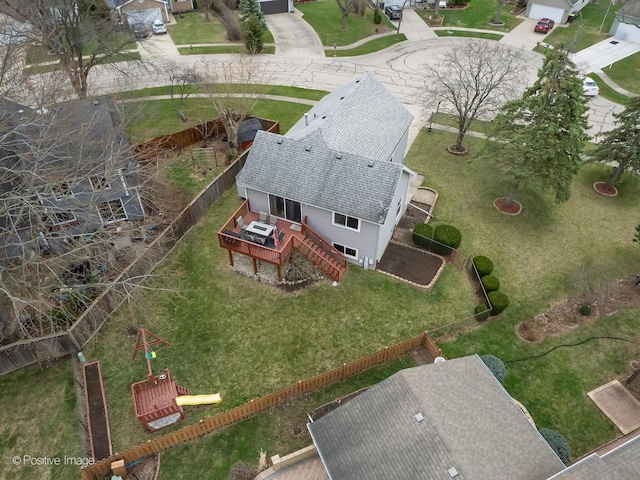 133 Abbeywood Cir, Streamwood, IL 60107 - drone / aerial view