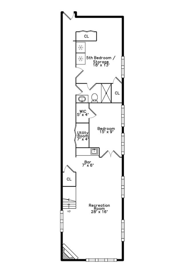 1615 W Superior St, Chicago, IL 60622 - floor plan / room layout