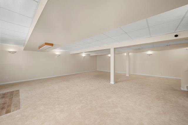 717 Stonebridge Rd, Frankfort, IL 60423 - finished below grade area featuring baseboards and light colored carpet
