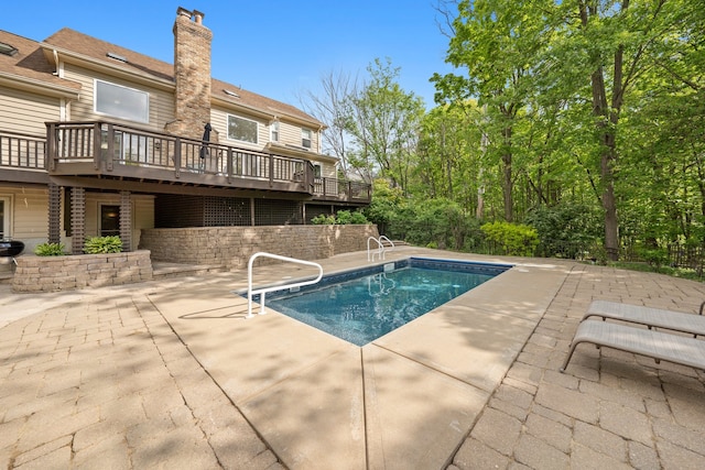 717 Stonebridge Rd, Frankfort, IL 60423 - swimming pool with a patio and a deck