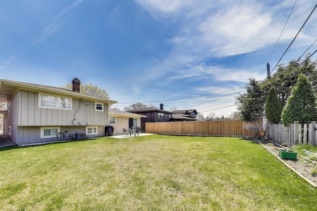 5740 Alabama Ave, Clarendon Hills, IL 60514 - view of yard with central air condition unit, fence, and a patio