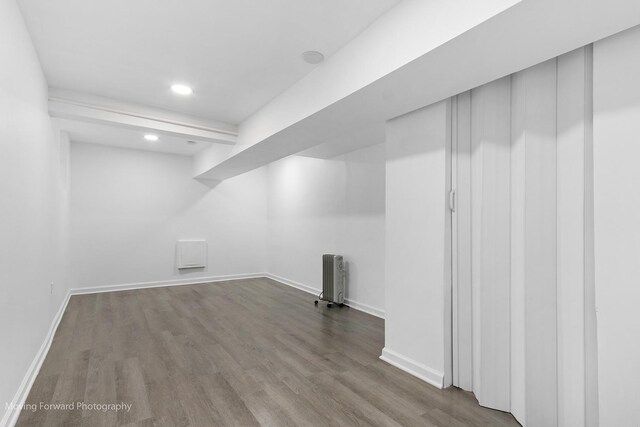 11945 S State St, Chicago, IL 60628 - additional living space featuring recessed lighting, baseboards, and wood finished floors