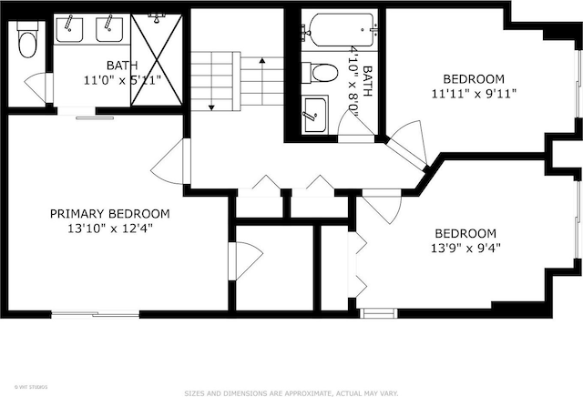 1341 N Wolcott Ave Unit A, Chicago, IL 60622 - view of property floor plan