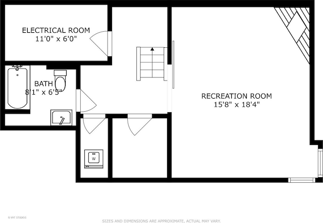 1341 N Wolcott Ave Unit A, Chicago, IL 60622 - view of floor plan / room layout