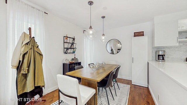 1341 N Wolcott Ave Unit A, Chicago, IL 60622 - dining room with wood finished floors and baseboards