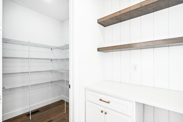 storage area featuring visible vents