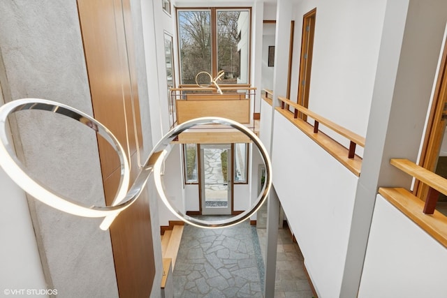 interior space featuring a wealth of natural light