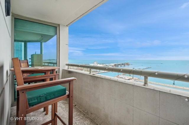 195 N Harbor Dr Unit 2602, Chicago, IL 60601 - balcony with a water view