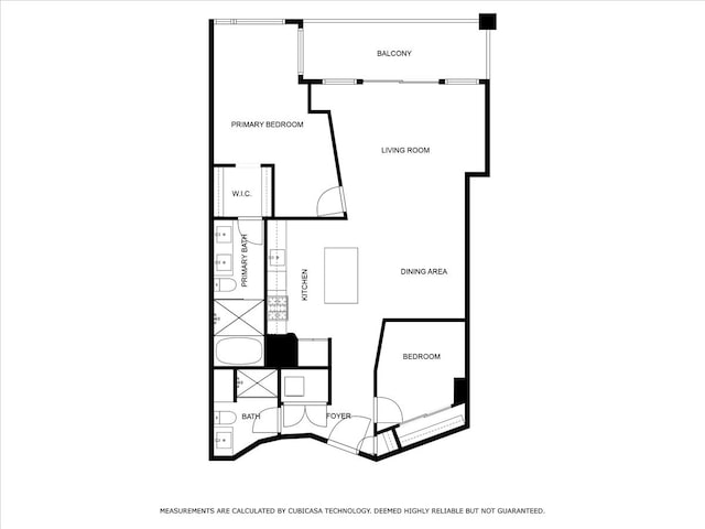 900 N Kingsbury St Unit 878, Chicago, IL 60610 - floor plan / room layout