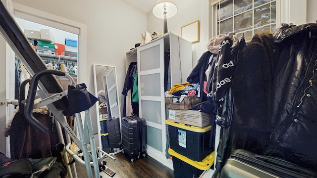 view of storage room