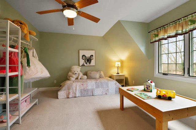3131 Pepper Creek Bridge Pkwy, Valparaiso, IN 46385 - carpeted bedroom featuring baseboards and ceiling fan