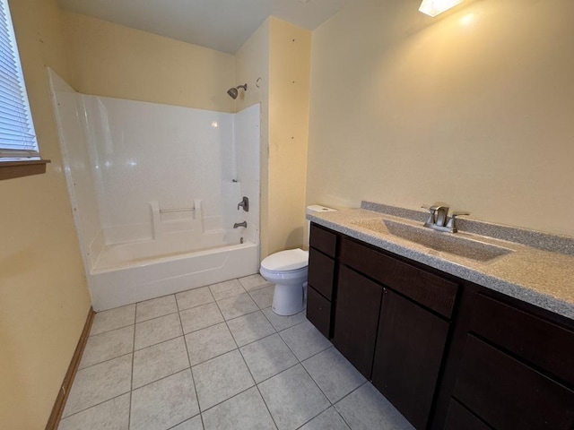 16426 Homan Ave, Markham, IL 60428 - full bath featuring toilet, tile patterned floors, vanity, and shower / bathing tub combination