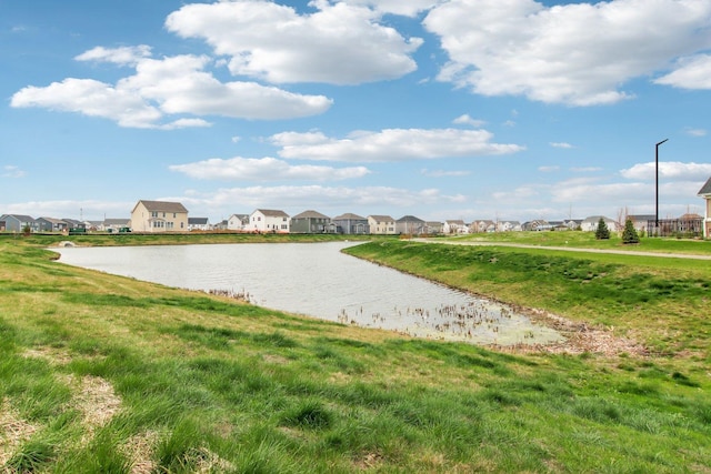 water view with a residential view