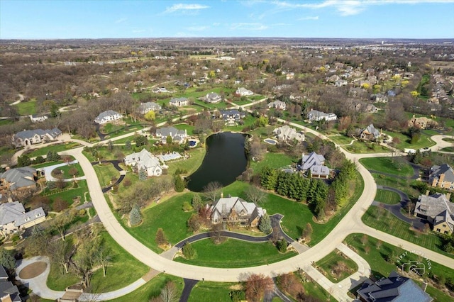 36W442 Hunters Gate Rd, Saint Charles, IL 60175 - aerial overview of property's location featuring a nearby body of water and nearby suburban area