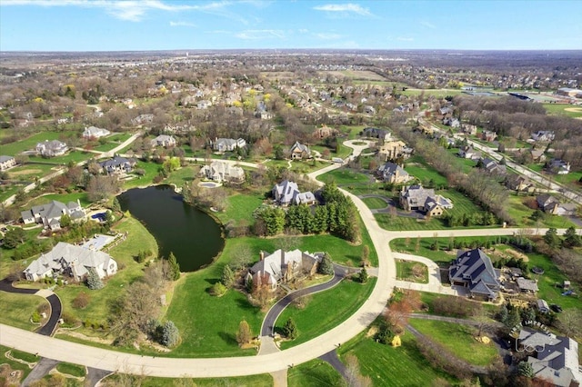 36W442 Hunters Gate Rd, Saint Charles, IL 60175 - aerial view of property's location featuring a large body of water and nearby suburban area