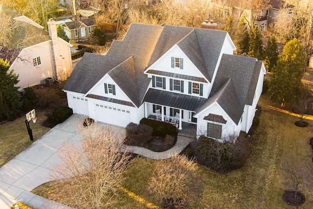 drone / aerial view