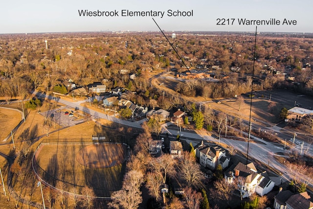 aerial view