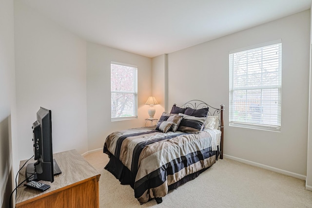 108 W Essington Dr Unit 108, Round Lake, IL 60073 - bedroom featuring light colored carpet, baseboards, and multiple windows