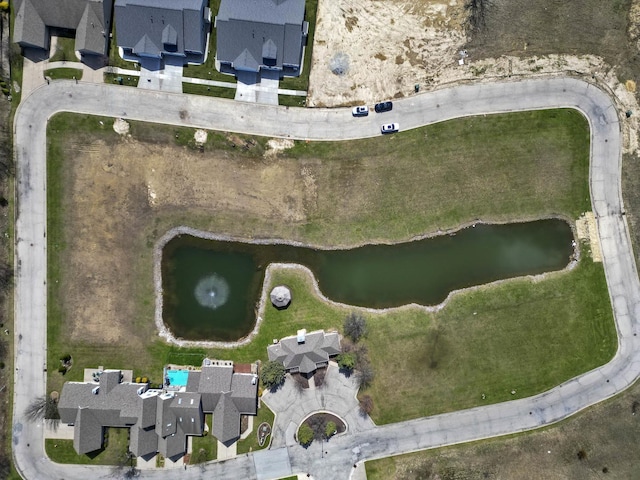 6367 Jasmine Ave, Portage, IN 46368 - birds eye view of property featuring a residential view and a water view