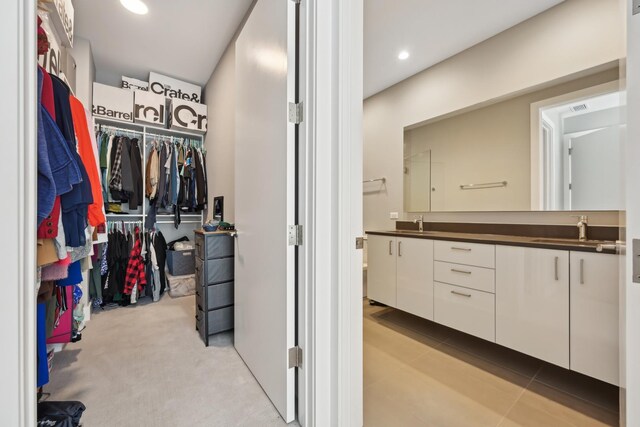 1701 W Webster Ave Unit 512, Chicago, IL 60614 - spacious closet with a sink and visible vents
