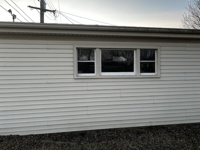 view of side of property