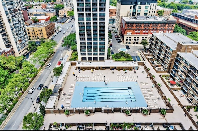 1560 N Sandburg Ter Unit 1011J, Chicago, IL 60610 - aerial view with a city view