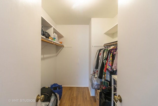 110 S Dunton Ave Unit 2A, Arlington Heights, IL 60005 - spacious closet with wood finished floors