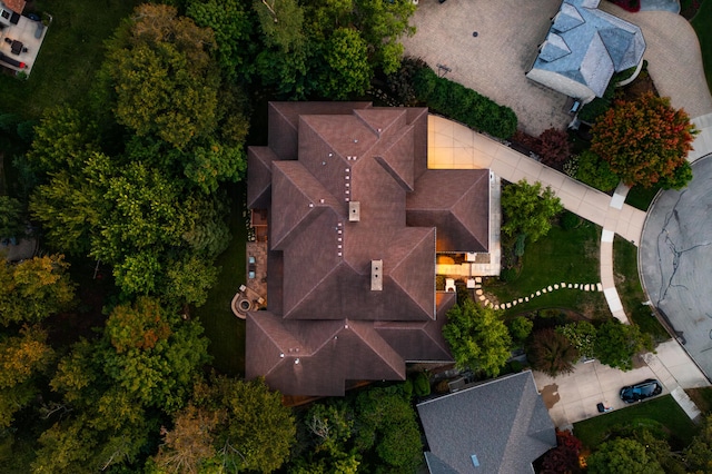 view of subject property