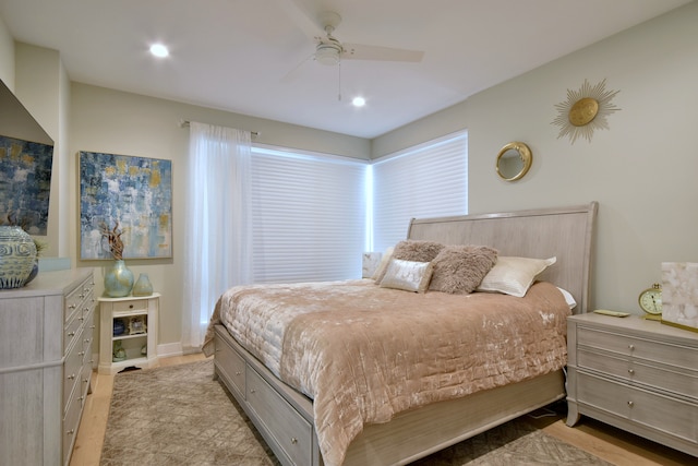 262 N Addison Ave, Elmhurst, IL 60126 - bedroom featuring ceiling fan and recessed lighting