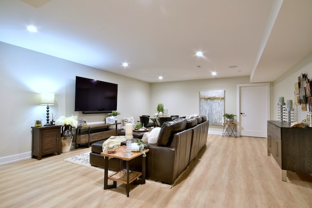 262 N Addison Ave, Elmhurst, IL 60126 - living room with light wood finished floors and recessed lighting