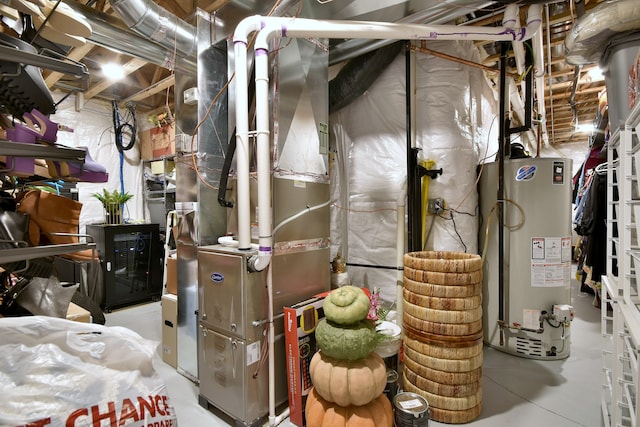 262 N Addison Ave, Elmhurst, IL 60126 - utilities featuring gas water heater and heating unit