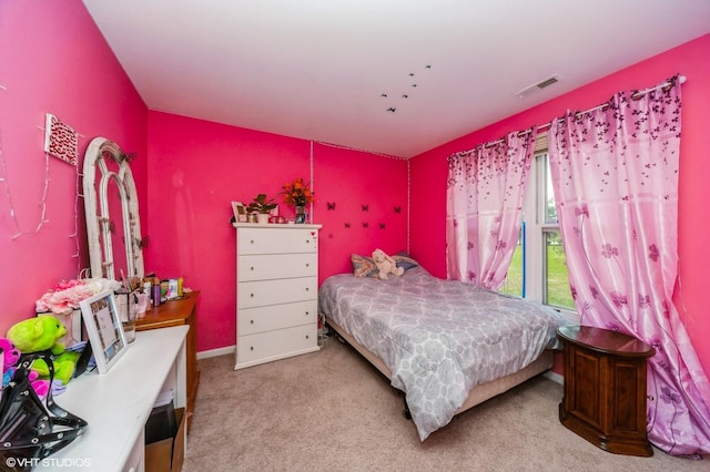 1198 Streamwood Ln Unit 1198, Vernon Hills, IL 60061 - bedroom featuring light carpet and visible vents