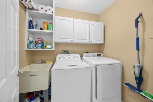 17 E Hattendorf Ave Unit 205, Roselle, IL 60172 - laundry room with cabinet space and washer and dryer