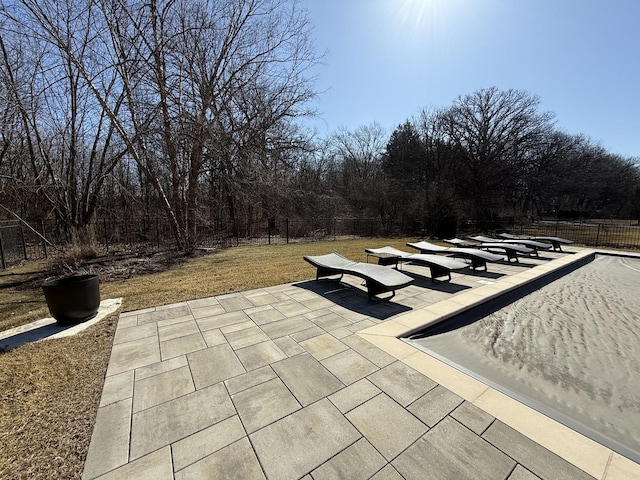view of patio / terrace with fence