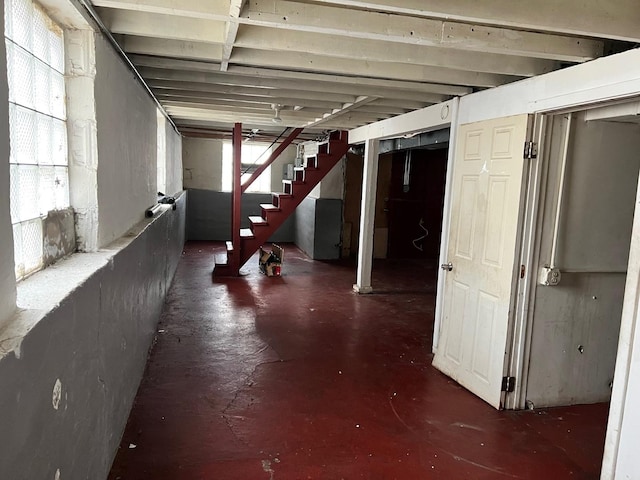 5515 S Hoyne Ave, Chicago, IL 60636 - basement featuring stairs