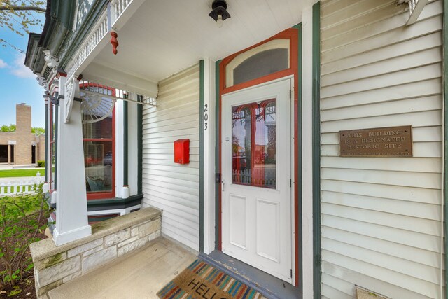 203 High St, West Chicago, IL 60185 - view of exterior entry with covered porch