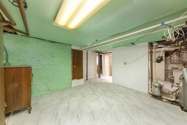 203 High St, West Chicago, IL 60185 - view of unfinished basement