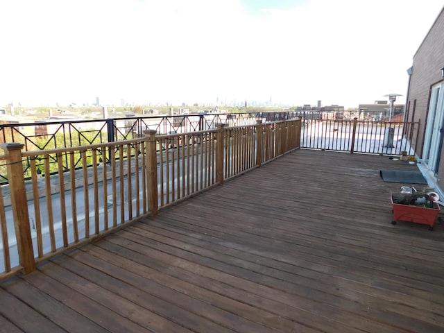 5300 N Lincoln Ave Unit 5A, Chicago, IL 60625 - view of wooden deck