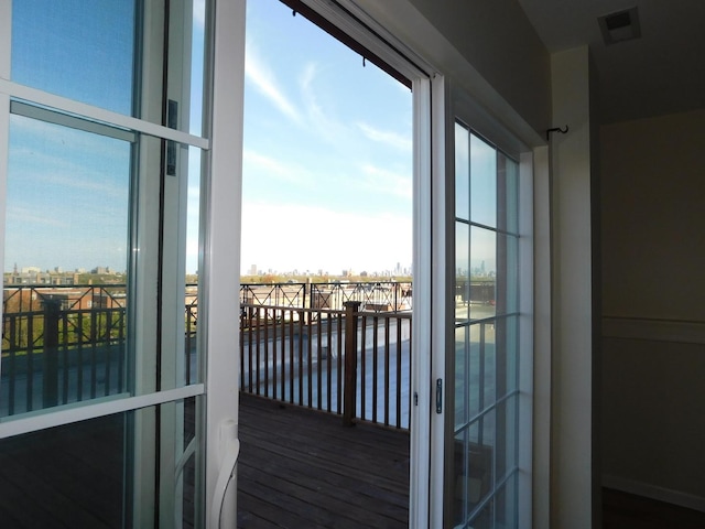 5300 N Lincoln Ave Unit 5A, Chicago, IL 60625 - balcony with visible vents and a water view