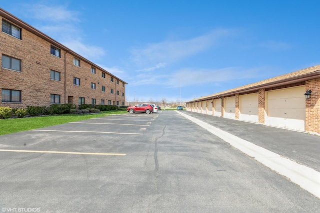 view of uncovered parking lot