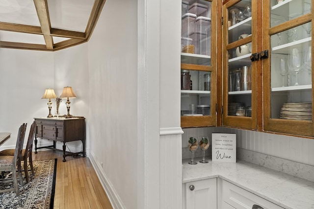 detailed view of wood finished floors