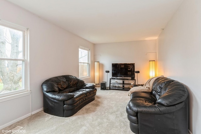 1164 Lakewood Cir, Naperville, IL 60540 - carpeted living room with baseboards