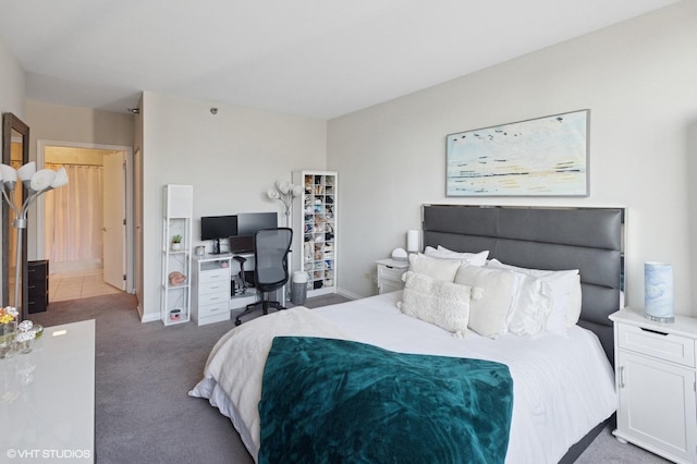 33 W Ontario St Unit 40D, Chicago, IL 60654 - bedroom featuring baseboards and carpet floors