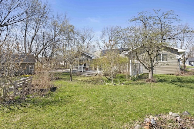 view of yard